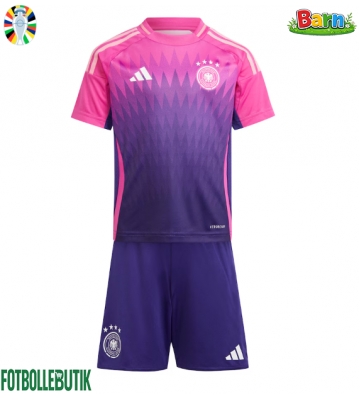 Tyskland Bortaställ Barn EM 2024 Kortärmad (+ Korta byxor)